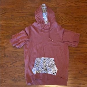 Red men’s hoodie
